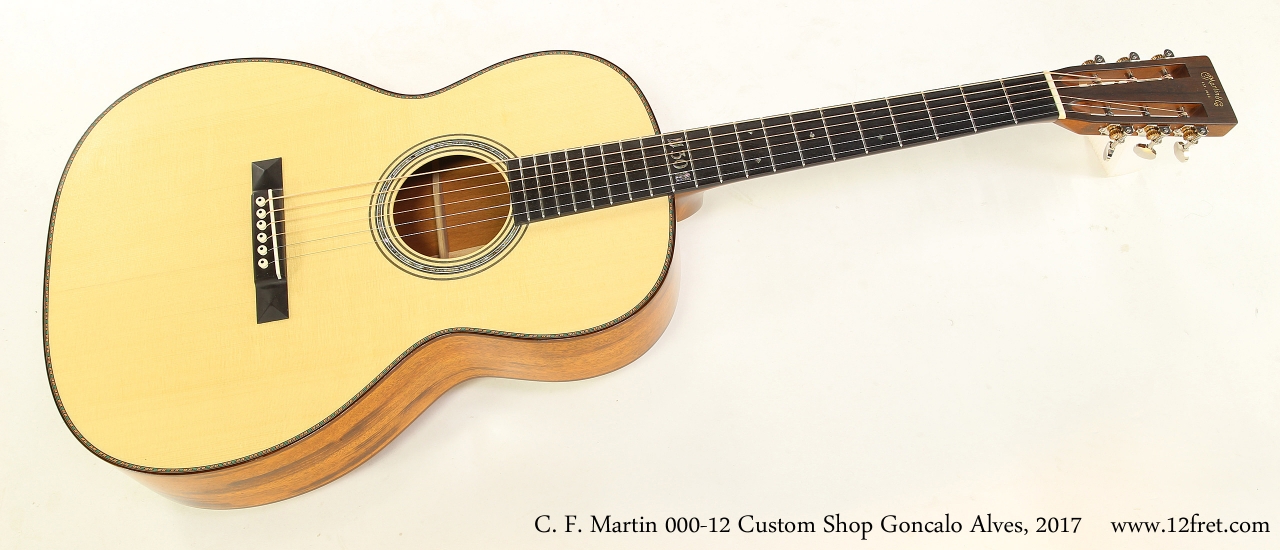 C. F. Martin 000-12 Custom Shop Goncalo Alves, 2017   Full Front View