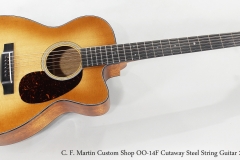 C. F. Martin Custom Shop OO-14F Cutaway Steel String Guitar 2017  Full Front View