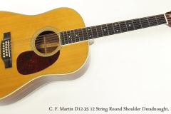 C. F. Martin D12-35 12 String Round Shoulder Dreadnought, 1969  Full Front View