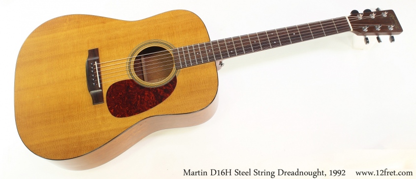 Martin D16H Steel String Dreadnought, 1992 Full Front View