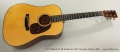 C. F. Martin D-18 Authentic 1937 Acoustic Guitar, 2007 Full Front View
