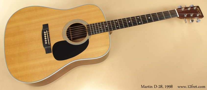 Martin D-28 1998 full front view