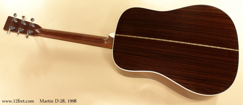 Martin D-28 1998 full rear view