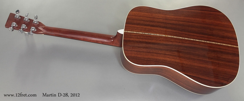 Martin D-28 2012 full rear view