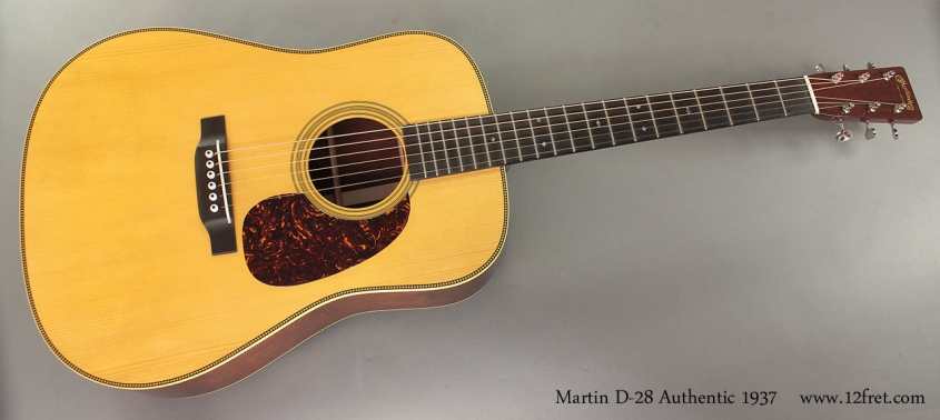 Martin D-28 Authentic 1937 full front view