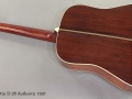 Martin D-28 Authentic 1937 full rear view