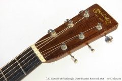 C. F. Martin D-28 Dreadnought Guitar Brazilian Rosewood, 1948   Head Front View