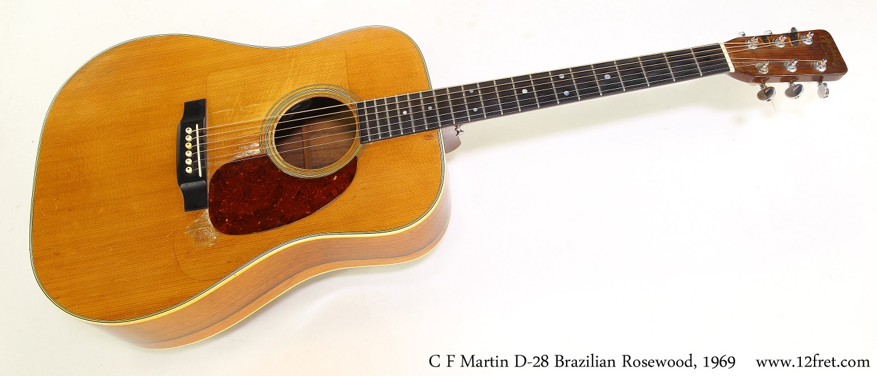 C F Martin D-28 Brazilian Rosewood, 1969 Full Front View