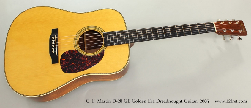 C. F. Martin D-28 GE Golden Era Dreadnought Guitar, 2005 Full Front View