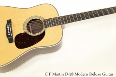 C F Martin D-28 Modern Deluxe Guitar    Full Front VIew