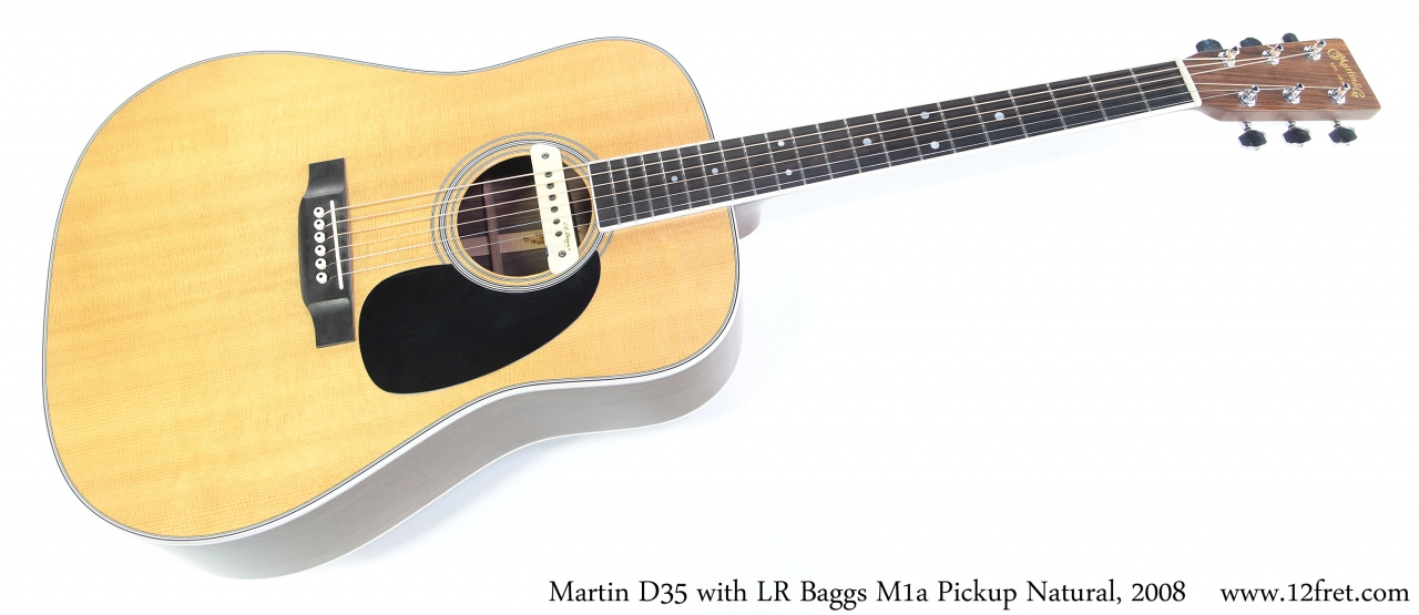 Martin D35 with LR Baggs M1a Pickup Natural, 2008 Full Front View