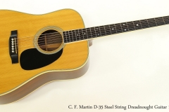 C. F. Martin D-35 Steel String Dreadnought Guitar 1976   Full Front View