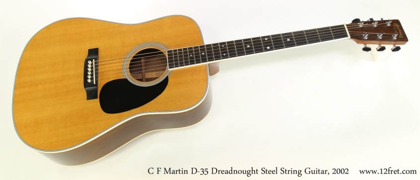 C F Martin D-35 Dreadnought Steel String Guitar, 2002    Full Front View