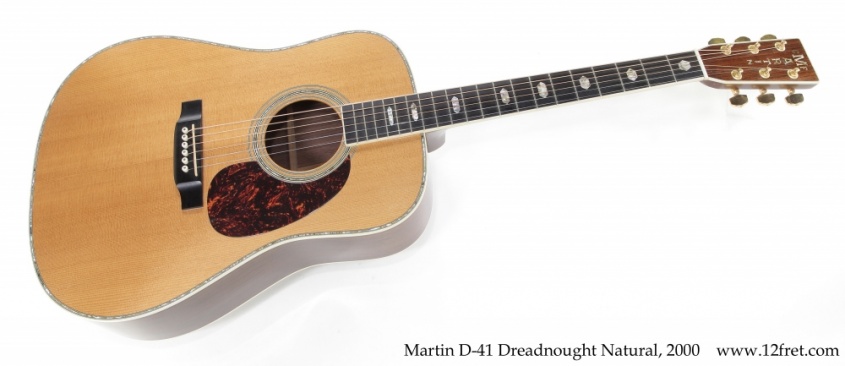 Martin D-41 Dreadnought Natural, 2000 Full Front View