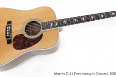Martin D-41 Dreadnought Natural, 2000 Full Front View