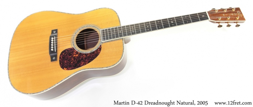 Martin D-42 Dreadnought Natural, 2005 Full Front View