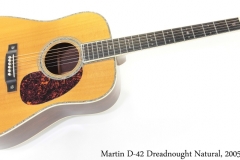 Martin D-42 Dreadnought Natural, 2005 Full Front View