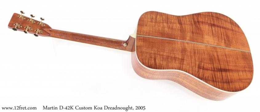 Martin D-42K Custom Koa Dreadnought, 2005 Full Rear View