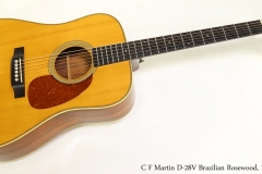 C F Martin D-28V Brazilian Rosewood, 1984  Full Front View