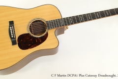 C F Martin DCPA1 Plus Cutaway Dreadnought, 2013   Full Front View