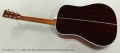 C. F. Martin HD-28 Cocobolo Custom Shop Steel String Guitar, 2017 Full Rear View