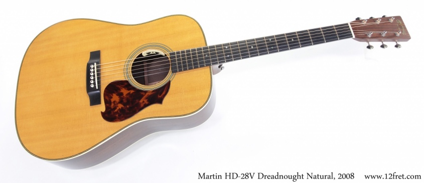 Martin HD-28V Dreadnought Natural, 2008 Full Front View