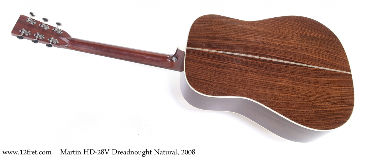 Martin HD-28V Dreadnought Natural, 2008 - The Twelfth Fret Martin HD-28V Dreadnought Natural, 2008 - The Twelfth Fret