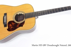 Martin HD-28V Dreadnought Natural, 2008 Full Front View