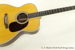 C. F. Martin M-36 Steel String Guitar, 2018 Full Front View