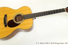 C. F. Martin OM-21 Steel String Guitar, 2012  Full Front View