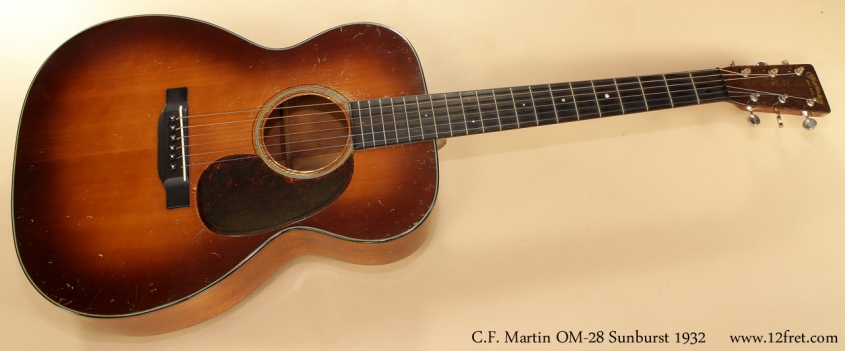 Martin OM-18 Sunburst 1932 full front view