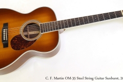 C. F. Martin OM-35 Steel String Guitar Sunburst, 2006   Full Front View