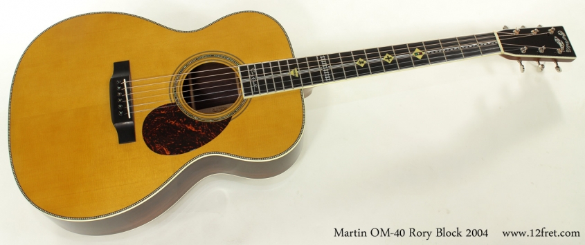 Martin OM-40 Rory Block 2004 full front view