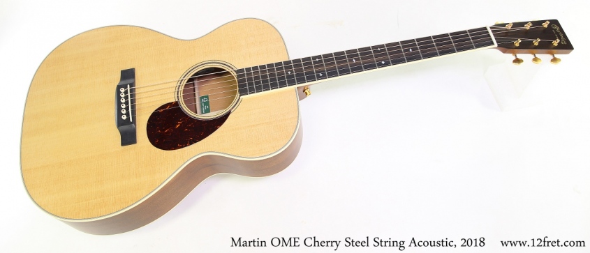 Martin OME Cherry Steel String Acoustic, 2018 Full Front View