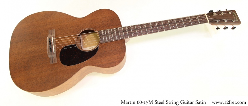 Martin 00-15M Steel String Guitar Satin Full Front View