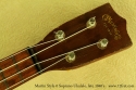 Martin Style 0 Soprano Uke late 1940s head front