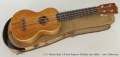 C. F. Martin Style 2-K Koa Soprano Ukulele, Late 1920s Full Front View