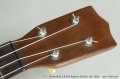 C. F. Martin Style 2-K Koa Soprano Ukulele, Late 1920s Head Front