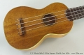 C. F. Martin Style 2-K Koa Soprano Ukulele, Late 1920s Top