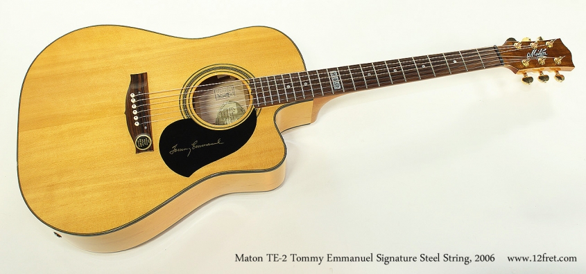 Maton TE-2 Tommy Emmanuel Signature Steel String, 2006 Full Front View