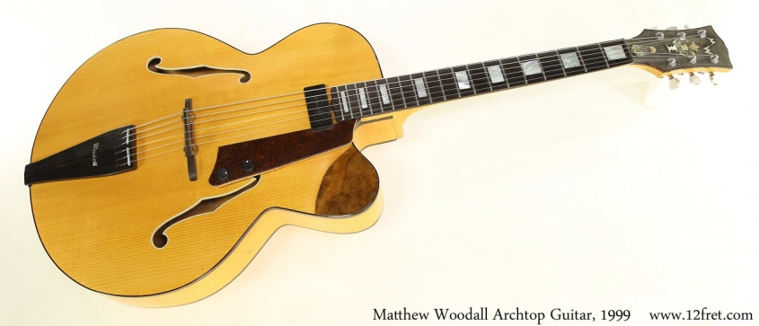 Matthew Woodall Archtop Guitar, 1999 Full Front View