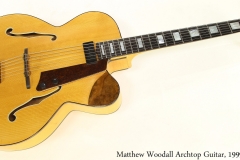 Matthew Woodall Archtop Guitar, 1999 Full Front View