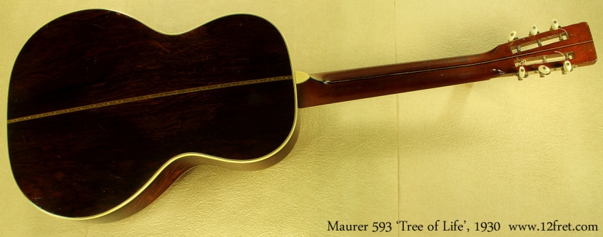 Maurer model 593 Tree of Life 1930 full rear