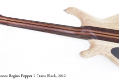 Mayones Regius Pepper 7 Trans Black, 2012 Full Rear View