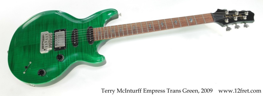 Terry McInturff Empress Trans Green, 2009 Full Front View