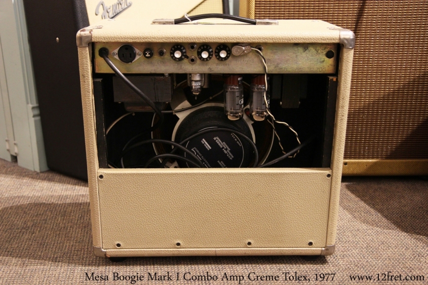 Mesa Boogie Mark I Combo Amp Creme Tolex, 1977 Full Rear View