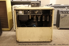 Mesa Boogie Mark IIB 60/100 Watt Combo Amp, 1981   Full Rear View