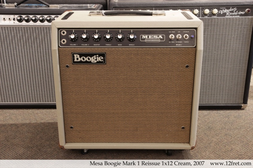 Mesa Boogie Mark 1 Reissue 1x12 Cream, 2007 Full Front View