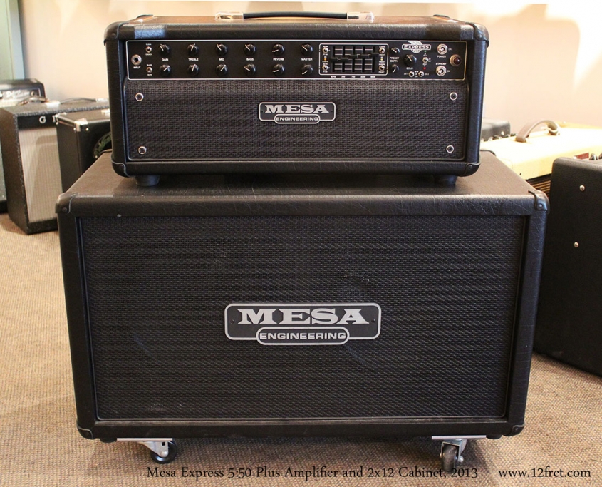 Mesa Express 5:50 Plus Amplifier and 2x12 Cabinet, 2013 Full Front View