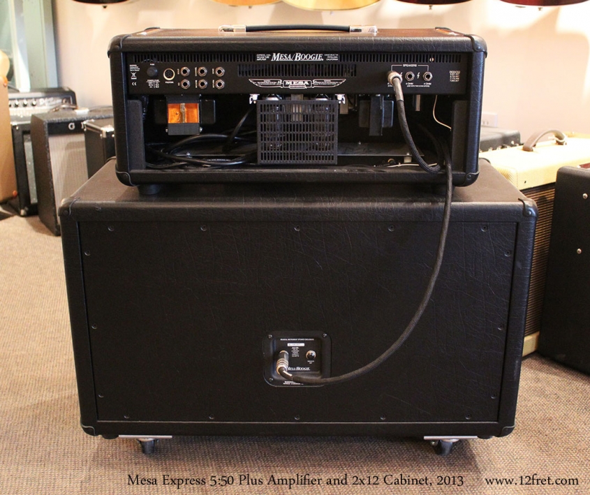 Mesa Express 5:50 Plus Amplifier and 2x12 Cabinet, 2013 Full Rear View